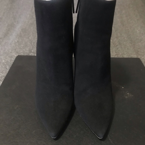 HERVE LEGER LYNNE BLK SUEDE ANKLE BOOTS 39 - Picture 2 of 7